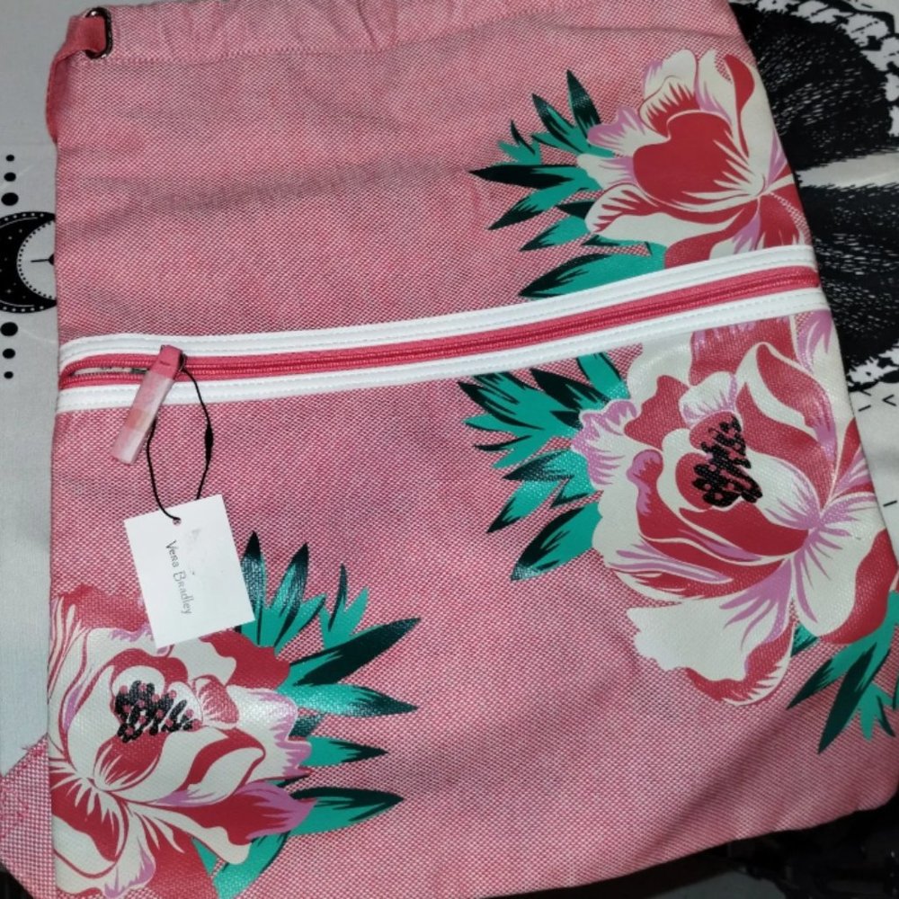 Vera Bradley Beach Backsack Oxford Floral